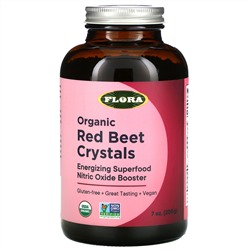 Flora, Organic Red Beet Crystals, 7 oz (200 g)