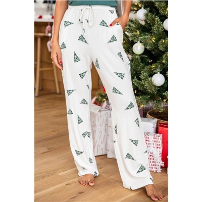 Skobeloff Christmas Tree Print Tee and Pants Lounge Set