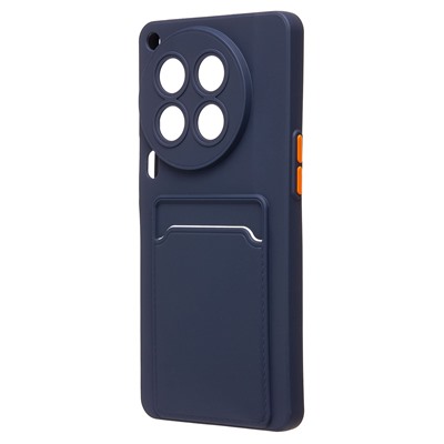 Чехол-накладка - SC337 с картхолдером для "Tecno Camon 30 Premier 5G" (dark blue) (231120)