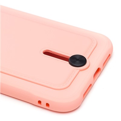 Чехол-накладка - SC304 с картхолдером для "Apple iPhone XR" (light pink) (208679)