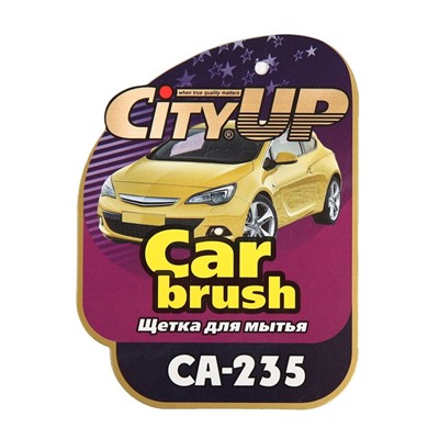 Щетка для мытья CityUP, CU-235, под шланг, 35 см