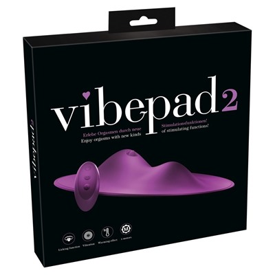 Фиолетовая подушка-вибромассажер Vibepad 2