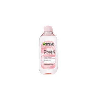 Garnier Мицеллярная вода Розовая Вода Очищение+Сияние для тусклой и чувствительной кожи 400мл