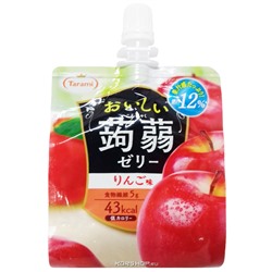Питьевое желе Конняку со вкусом яблока Tarami, Япония, 150 г Акция