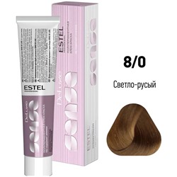 Крем-краска для волос 8/0 Светло-русый DeLuxe Sense ESTEL 60 мл