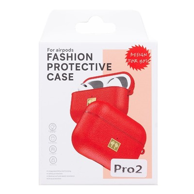 Чехол - PCP08 для кейса "Apple AirPods Pro 2" (red) (225783)