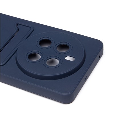 Чехол-накладка - SC337 с картхолдером для "Realme 12 Pro" (dark blue) (228821)
