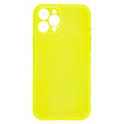 Чехол-накладка - SC344 для "Apple iPhone 12 Pro Max" (transparent/yellow) (232046)