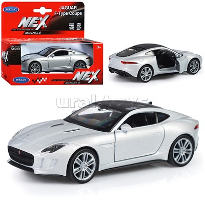 Машинка 1:38 Jaguar F-Type Coupe, пруж. мех., цвет в асс.