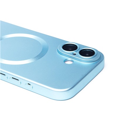 Чехол-накладка - SM020 Matte SafeMag для "Apple iPhone 16" (light blue) (234701)