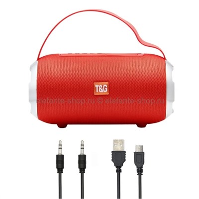 Портативная беспроводная Bluetooth колонка TG 509 Red (15)