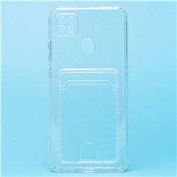 Чехол-накладка - SC276 с картхолдером для "Xiaomi Redmi 10A" (transparent) (210428)