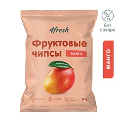Чипсы фруктовые "Манго" 4fresh food, 15 г
