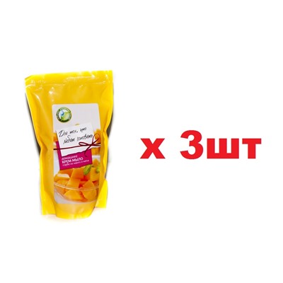 Magrav 118/222 Запасной блок Крем-мыла 500мл Сорбе из манго и мяты 3шт