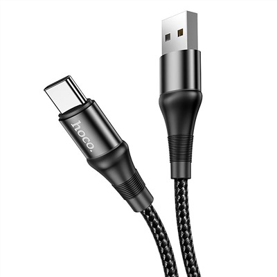 Кабель USB - Type-C Hoco X50 Excellent  100см 3A  (black)