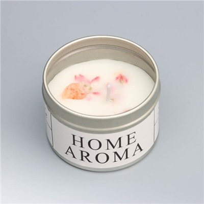 Свеча ароматическая "Home Aroma", цветочны