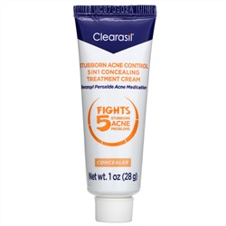 Clearasil, Stubborn Acne Control, маскирующий крем против акне 5-в-1, 28 г (1 унция)