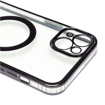 Чехол-накладка - SM016 SafeMag для "Apple iPhone 14 Plus" на ремешке (black) (215640)