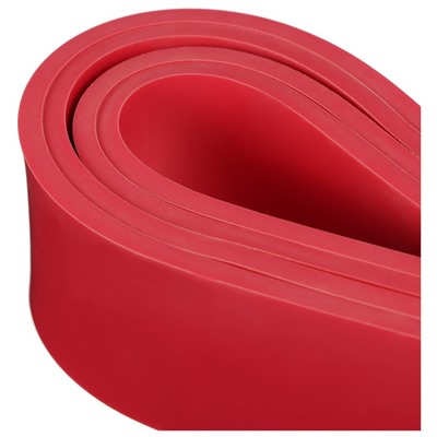 Эспандер ленточный многофункциональный ONLYTOP, 208х4,4х0,5 см, 17-54 кг, цвет красный