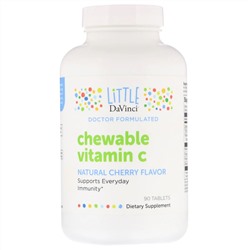 Little DaVinci, Chewable Vitamin C, Natural Cherry Flavor, 90 Tablets