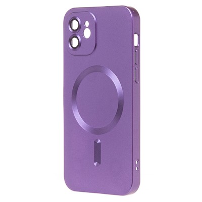 Чехол-накладка - SM020 Matte SafeMag для "Apple iPhone 12" (purple)