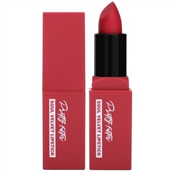 Touch in Sol, Pretty Filter, Soul Velvet Lipstick, Seoul Rose, 0.12 oz (3.5 g)