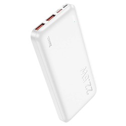Внешний аккумулятор Hoco J101 PD QC 10000mAh Micro USB/USB*2/USB Type-C (white)