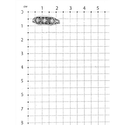 Кольцо из чернёного серебра с фианитами - Живый в помощи Вышняго 925 пробы 1-071
