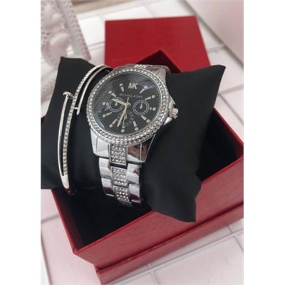 Подарочный набор для женщин часы, браслет + коробка #21177586
