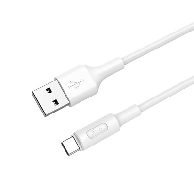 Кабель USB - Type-C Hoco X25 (повр. уп)  100см 3A  (white)