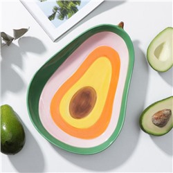 Блюдо керамическое «Авокадо», 28,2×20,5 см ㅤ