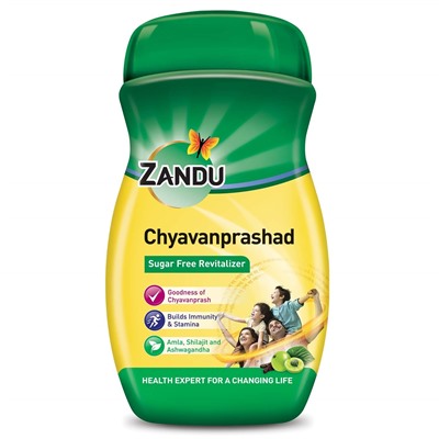 Zandu Chyavanprash Sugar Free Revitalizer 450g / Чаванпраш Восстанавливающее Средство Без Сахара 450г