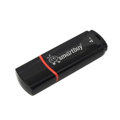 Флэш накопитель USB  4 Гб Smart Buy Crown (black)