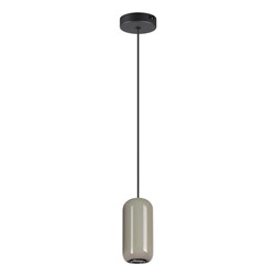 5053/1D PENDANT ODL24 311 черный/серый/металл Подвес GU10 LED 4W OVALI