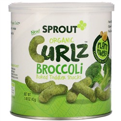 Sprout Organic, Curlz, брокколи, 42 г (1,48 унции)