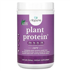 NB Pure, Растительный протеин+, ваниль, 1065 г (2,3 фунта)