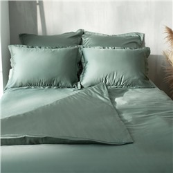 Простыня SL Home Tencel 160*235 см , цв. оливковый