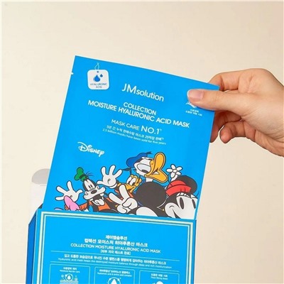 JMsolution Маска тканевая увлажняющая с гиалуроновой кислотой / Disney Сollection Moisture Hyaluronic Acid Mask, 30 мл