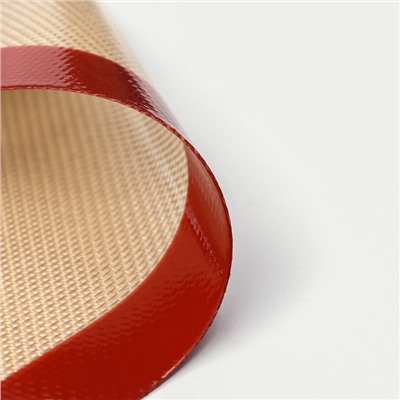 Армированный коврик для выпечки Доляна, силикон, 30×20 см, цвет бежевый