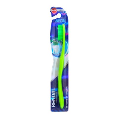 Зубная щетка Rendal Neon, средней жесткости