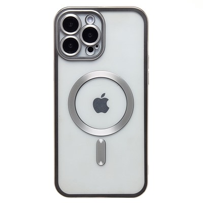 Чехол-накладка - SM027 SafeMag для "Apple iPhone 13 Pro Max" (silver) (232367)