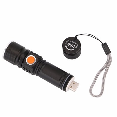 Фонарик LED с USB