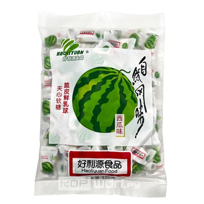 Жевательный мармелад со вкусом арбуза Haoliyuan, Китай, 320 г Акция