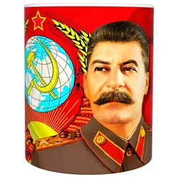 Кружка прикол "Сталин флаг", 330мл