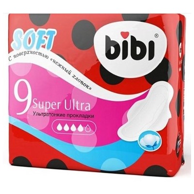 Прокладки гигиенические BiBi Super Ultra Soft 8 шт 0362