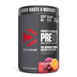Dymatize Nutrition, Perfectly Engineered Pre WO, предтренировочная добавка, охлажденная смесь фруктов, 400 г (14,11 унции)