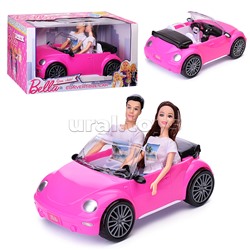 Машина с куклами "Счастливая семья" в коробке