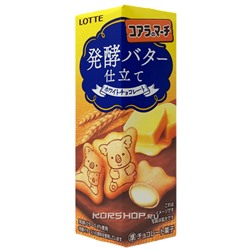 Печенье Koala's March со вкусом сливочного масла, Япония, 48 г.