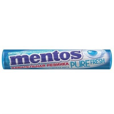ж/р Mentos "Pure Fresh" свежая мята (синяя) 15,5 г.