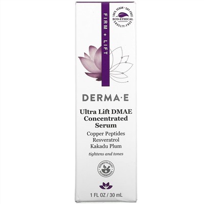 Derma E, Ultra Lift DMAE Concentrated Serum, 1 fl oz (30 ml)